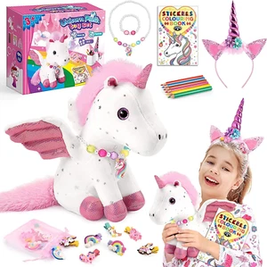 Unicorns Gifts for Girls Age 3-8,Unicorn Toys for 3 4 5 6 7 8 Year Old Girls,Uni - Picture 1 of 12