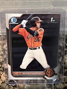 2022 Bowman Chrome Prospects Adrian Sugastey San Francisco Giants #BCP-19 1st