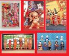 5 cartes postales Kewpie 5 types vieux Kewpies celluloïd - 5 7/8 par 4 pouces