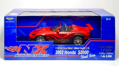 Ertl American Muscle 37097 1/18 Scale 2002 Honda S2000 Street Tuner Diecast Car - Image 1 of 2