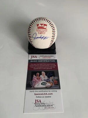 Balón de béisbol oficial firmado autografiado por Giancarlo Stanton NY 2014 All Star certificado de autenticidad Foto 1 de 2