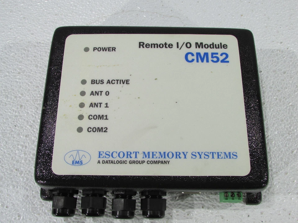 DATALOGIC  ESCORT MEMORY SYSTEMS CM52 INTERFACE MODULE MOD BUS PLUS 24VDC 350MA - Image 1 of 4