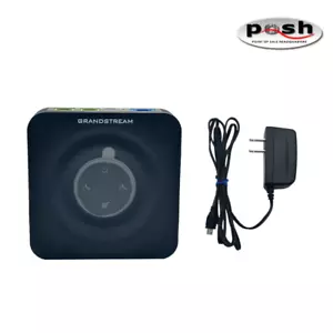 Adaptateur téléphone analogique Grandstream GS-HT802 2 ports téléphone et appareil VoIP, noir - Photo 1/10