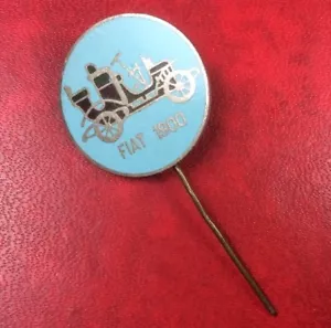 Made In USSR Pin Badge Brooch FIAT 1900 RARE HISTORIC Car - Foto 1 di 3