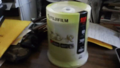 Fujifilm 100 discs CD-R 48X Sealed - Image 1 of 3
