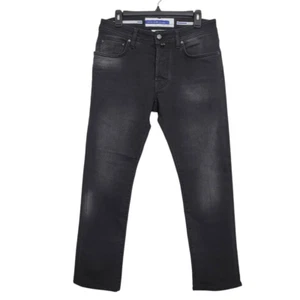 Jacob Cohen Bard Slim Fit Button-Fly Jean Sz 32x29 Luxury Stretch Denim Premium - Picture 1 of 7
