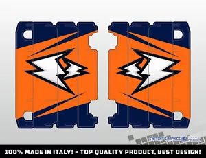KIT ADESIVI FERITOIE RADIATORI DROP A per moto SX SX-F 2016 2017 2018 DECALS - Picture 1 of 1