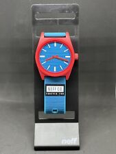 Neff Unisex NF0201BSCY Daily Analog Display Japanese Quartz Blue Watch