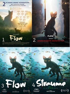 Flow 2024 Movie Oscar Poster No Frame - Picture 1 of 14