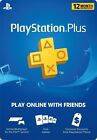 Sony PlayStation PS Plus 1 Year 12-Month Membership Card USA/Canada PS3 PS4 PS5