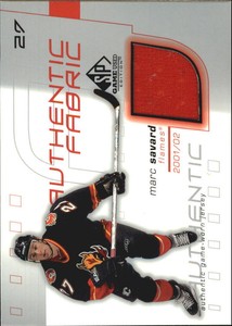 2001-02 (FLAMES) SP Game Used Authentic Fabric #AFSV Marc Savard