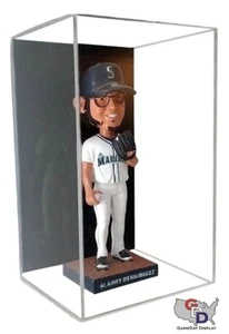 Acrylic Bobblehead Display Case Wall Mount UV Protectant MLB NFL NCAA NBA C NIB - Picture 1 of 3
