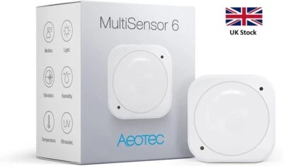 Aeotec Multisensor 6 Z-Wave Plus 6-in-1 Sensor White ZW100-C - Image 1 of 4