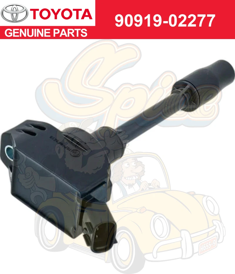 Toyota Camry Prius Lexus ES250 ES300H OEM Genuine Ignition Coil 90919-02277 - Image 1 of 1