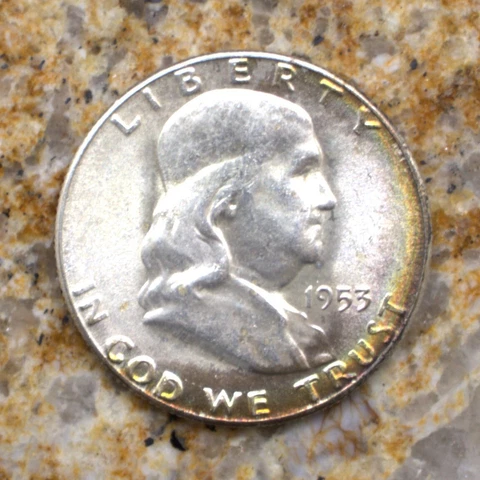 1953 S Franklin half dollar Cover