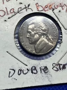 1959 BU JEFFERSON NICKEL Error "BLACK BEAUTY" Nice "Improper Anealed" - Picture 1 of 4