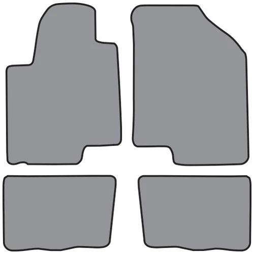 Cutpile Carpet Floor Mat 4pc Fits 2010-2012 Kia Soul - Изображение 1 из 1