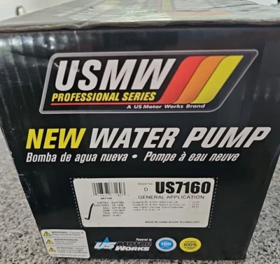 Bomba de agua del motor US7160 US Motor Works para modelos Dodge Jeep 93-03 Foto 1 de 4