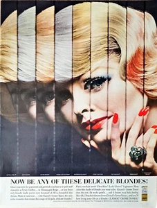 CLAIROL - CREME TONER - Extra Lite A-White Beige-Blondes - VTG - 1962 Print Ad - Picture 1 of 1