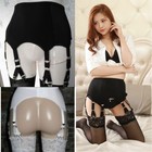 Alacki Women Retro 6 Straps Suspender Belt 12 Claws Garter Belts Sexy Underwear
