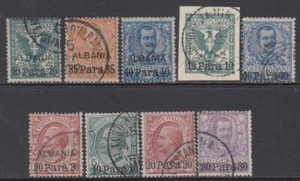 Italy Albania Off. - Very fine lot cv 180$ used - Picture 1 of 3
