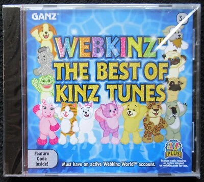Webkinz the Best of Kinz Tunes CD Feature Code Inside -NEW & SEALED & NEVER OPEN - Image 1 of 2