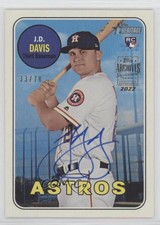2022 Archives Signature Series Active Player Edition Buybacks /78 JD Davis Auto