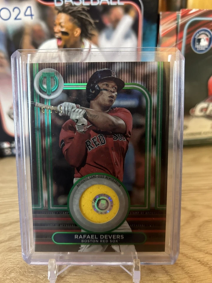2024 Topps Tribute - Stamp of Approval Green #SOA-RD Rafael Devers /99  - Image 1 of 1
