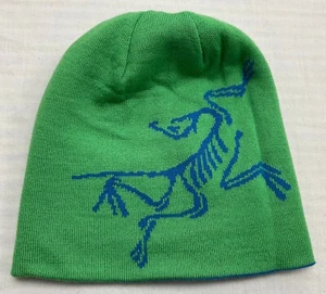 BNWOT ARC'TERYX REVERSIBLE Beanie Toque Logo Knitted Hat Wool Blend Ski Cap OSFA - Picture 1 of 22