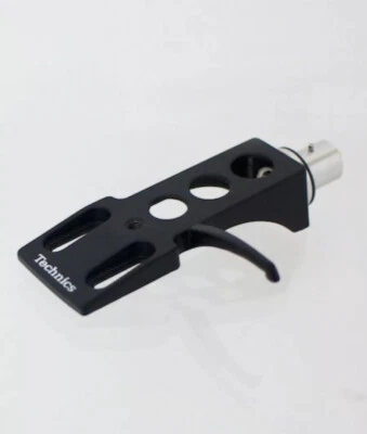 TECHNICS BLACK HEADSHELL NEW PART SL1200 SL1210 + CART WIRES GENUINE NOS - image 1 of 3