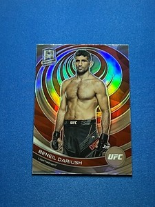 23 Panini Chronicles UFC Spectra Silver Prizm Parallel Card of Beneil Dariush!!