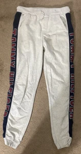 Youth Boys Tommy Hillfiger  Solid Gray SweatPants Size XL (20) - Picture 1 of 7