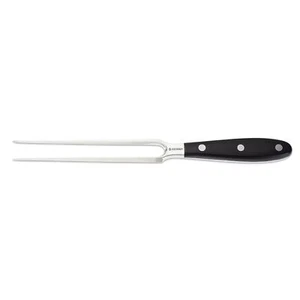 Giesser Fleischgabel 16 cm schwarz BestCut 2 lange geschmiedete Zinken 8610 p 16 - Bild 1 von 1
