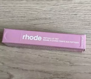 BNIB Rhode Peptide Lip Tint in Ribbon (Sheer Pink) Lip Gloss Full Size 10ml - Picture 1 of 1