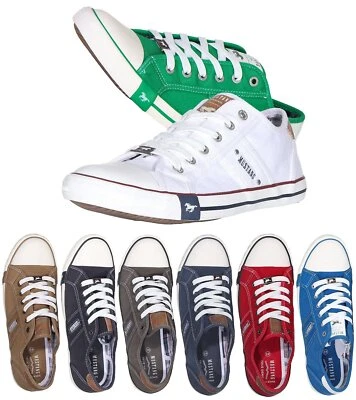 Mustang Shoes Herren Schuhe Turnschuhe Sneaker Männer Schnürer Basic 4058-310