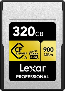Lexar Professional 320GB CFexpress Type A Card Gold Series - Picture 1 of 8