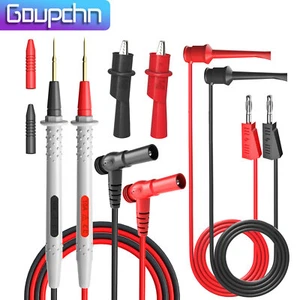 Multimeter Test Lead Kit 4mm Banana Plug Probe Test Hook Cable Alligator Clip - Picture 1 of 15