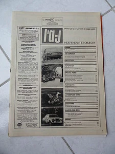 The Auto-Journal 1977 No. 22 Peugeot 305 SR Fiat 126 Personal Toyota Carina 1600 - Picture 1 of 1