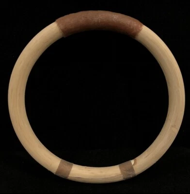 ARO DE TAMBORA DOMINICANA DE 11” PULGADAS DE BOCA CON FIBRA DE PROTECCION LISTO - Image 1 of 4