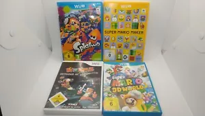 PAL EUROPE ONLY Lot aus Wii U Games Splatoon Worms Mario World Maker - Bild 1 von 2