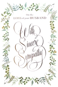 Sympathy Card Loss of Husband (#31098) - Picture 1 of 2