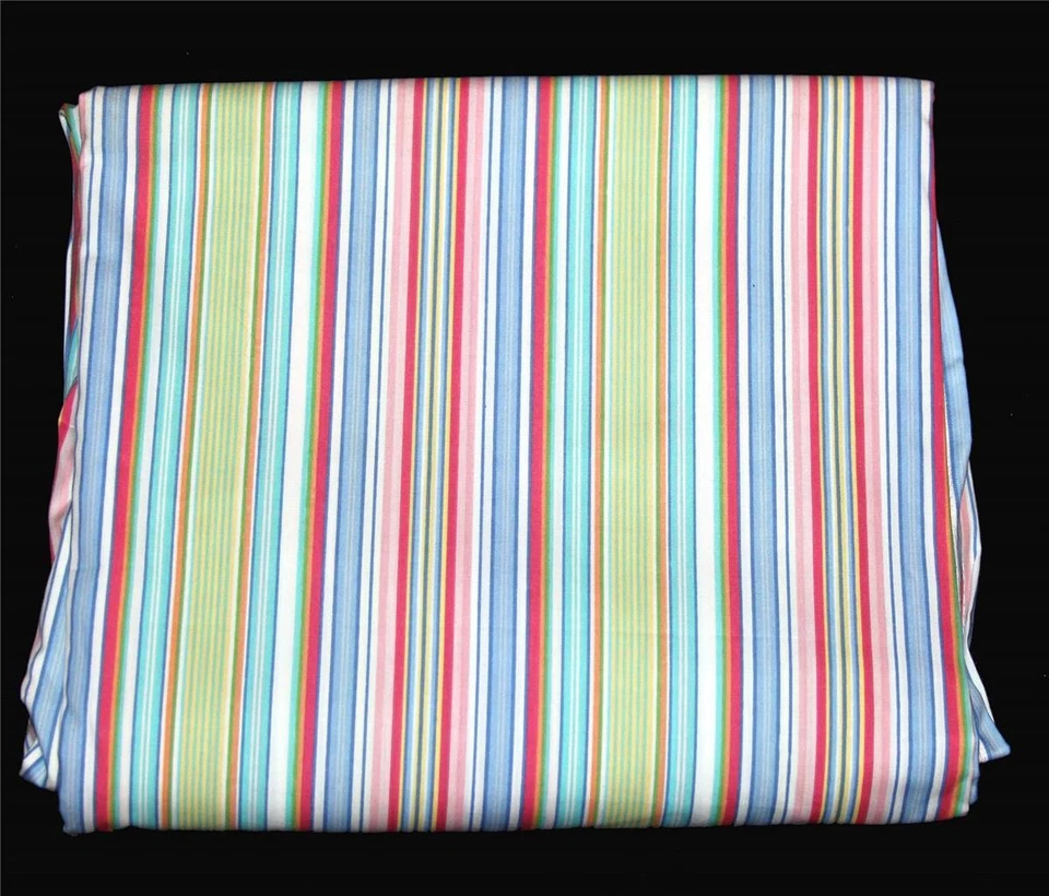 Tommy Hilfiger Multicolor Ancho Variado Rayas Sharon Hoja Plana Completa Nuevo en Paquete DISCO Foto 1 de 1