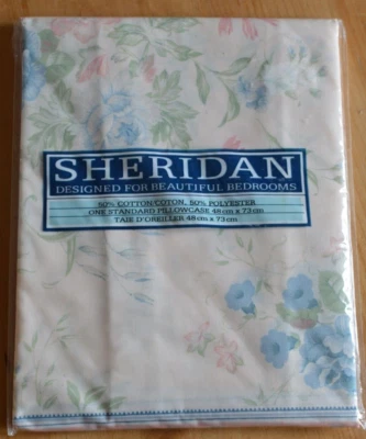 Brand New Vintage Sheridan Floral Cotton Mix Pillowcase  - Image 1 of 4