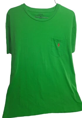 Polo Ralph Lauren Hombre Camisa Mediana Verde Brillante Rosa Pony  Foto 1 de 4