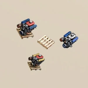 Diorama 1:64 Motor Modell Set Garage Werkstatt Reparatur Requisiten Szene Display Modelh2 - Bild 1 von 20