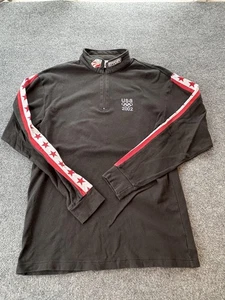 Camiseta Spyder EE. UU. 2002 Juegos Olímpicos Para Hombre Cuarto Medio Cremallera Manga Larga Equipo de Esquí - Imagen 1 de 11