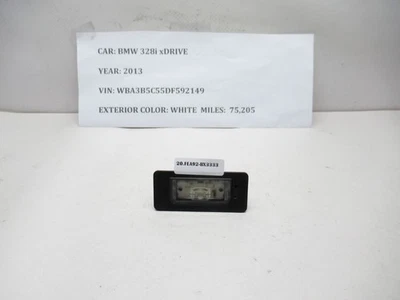 2012-2015 BMW 328I xDrive Rear LED License Plate Light 63267193293 OEM Foto 1 de 4