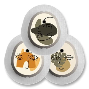 Aufkleber für Dexcom G7 Sticker - 3er Set "Abstrakt" | Diasticker® - Bild 1 von 4