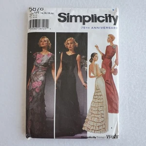Simplicity UNCUT sewing pattern 5876 Misses Evening Dress Misses sz 14,16,18,20 - Picture 1 of 4