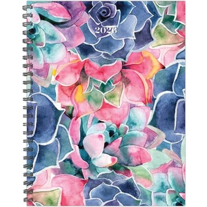 So Very Succulent 2026 8.5" x 11" planificador semanal mensual de tapa blanda - Imagen 1 de 6